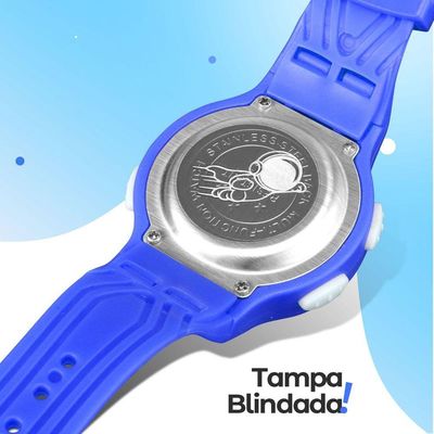 Relogio Digital Infantil Criança Led + Oculos Sol + Caixa Presente Data Alarme Esportivo Original