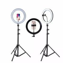 Ring Light Iluminador 26Cm / 10 Polegadas + Tripé 1.75M