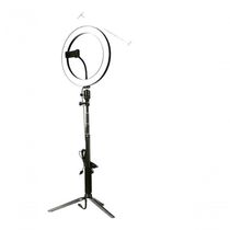 Ring Light Completo Iluminador 26Cm + Tripé 2Metros