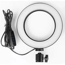 Ring Light Completo Iluminador Portátil 26Cm Com Tripé