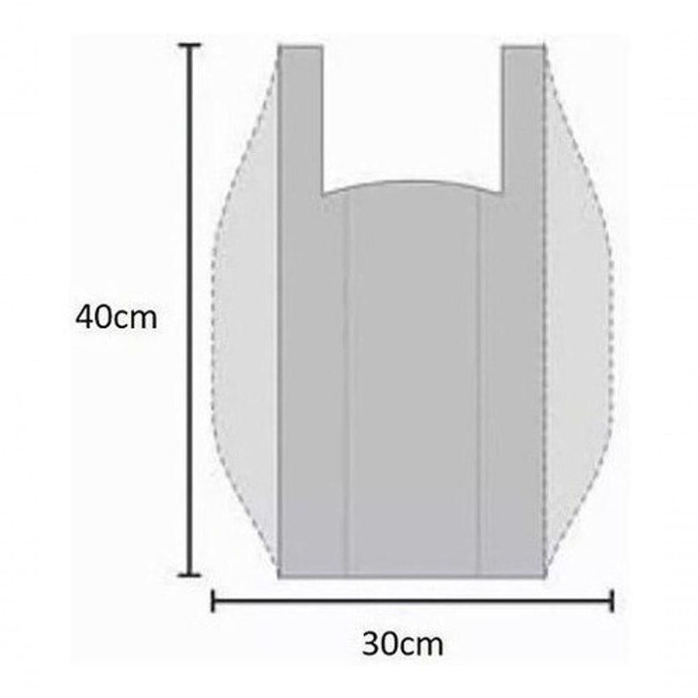 Sacola Plástica Reciclada Reforçada 10kg 60x80