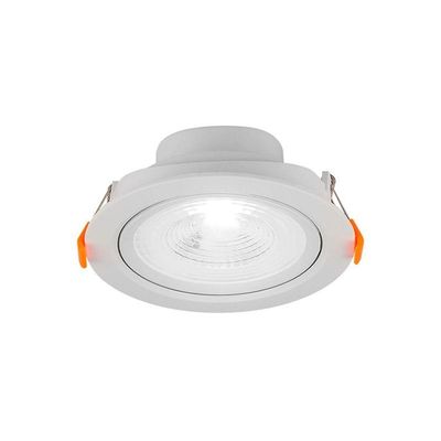 Spot De Led Blumenau Slim Redondo 6w Bivolt 6500k Luz Branca