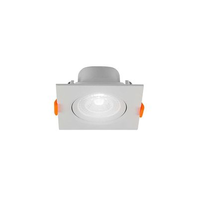 Spot De Led Blumenau Slim Quadrado 8w Bivolt 6500k Luz Branca