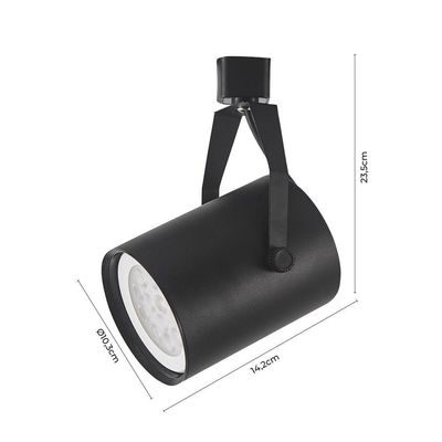 Spot Direcionável Para Trilho Nordecor Lille Par 30 E27 Bivolt