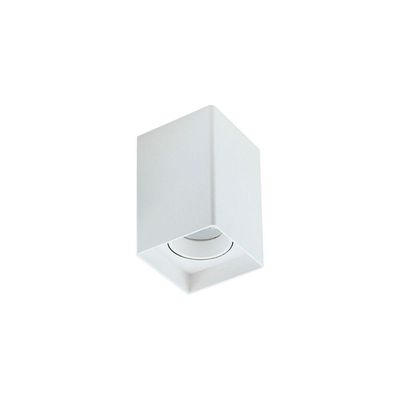 Spot De Sobrepor Nordecor Loch Mr16 Gu10 Quadrado Bivolt Branco