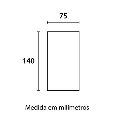 Spot De Sobrepor Recuado Blumenau Lince Para Lâmpada Mr16 Quadrado Bivolt Branco