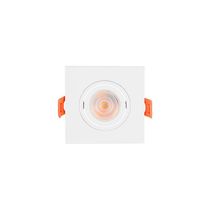 Spot De Embutir Plano Mbled Para 1 Lâmpada Mr11 Quadrado Branco