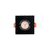 Spot De Embutir Plano Mbled Para 1 Lâmpada Mr11 Quadrado Preto