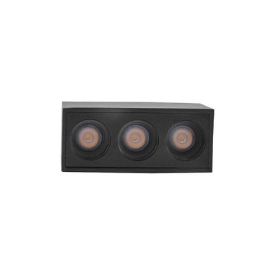 Spot De Sobrepor Nordecor Powerus Led 6w Bivolt Preto 3000k Luz Amarela