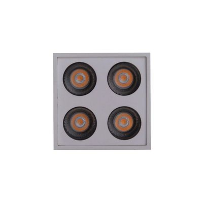 Spot De Sobrepor Nordecor Powerus Led 8w Bivolt 3000k Luz Amarela