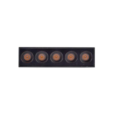 Spot De Sobrepor Nordecor Powerus Led 10w Bivolt Preto 3000k Luz Amarela