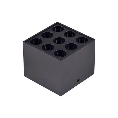 Spot De Sobrepor Nordecor Powerus Led 18w Bivolt Preto 3000k Luz Amarela