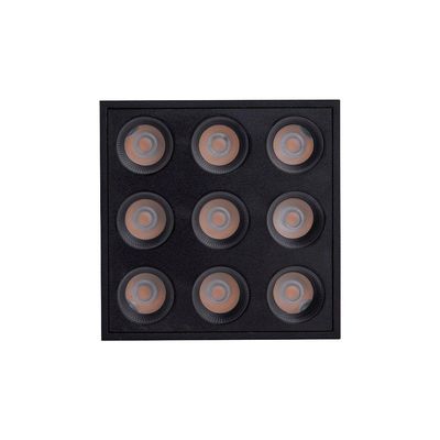 Spot De Sobrepor Nordecor Powerus Led 18w Bivolt Preto 3000k Luz Amarela