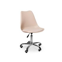 Cadeira Eiffel Office Base Giratória Nude