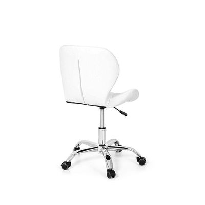 Conjunto 2 Cadeiras Office Eiffel Slim Base Giratória Branca