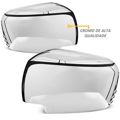 Aplique Capa Cromada Retrovisor Mitsubishi L200 Triton 2009