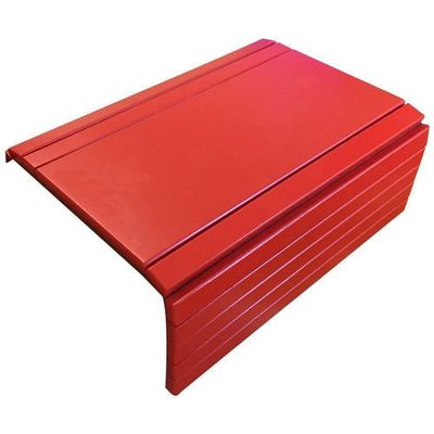 Bandeja Esteira Para Braço de Sofá Porta Copo Reto Vermelho
