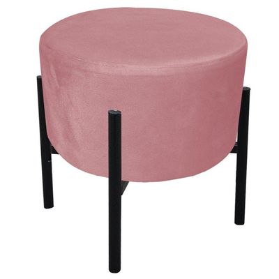 Kit 04 Puffs Iron Suede Rose Base Palito D´rossi