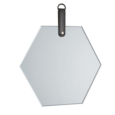 Espelho Hexágono em Vidro Fumê 27x26 Cm D´rossi
