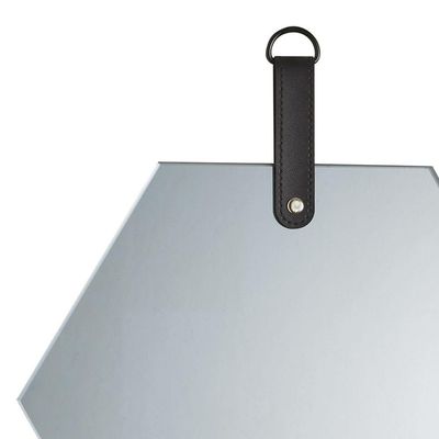 Espelho Hexágono em Vidro Fumê 27x26 Cm D´rossi