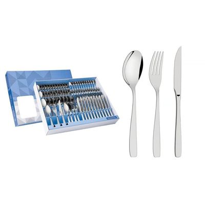 Faqueiro Para Churrasco Tramontina Cosmos Em Aço Inox 84 Peças Tramontina