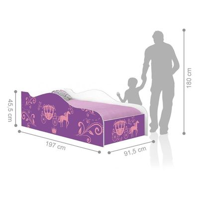 Cama Like Carruagem E Cavalo Solteiro Com Colchão
