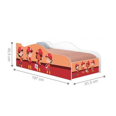 Cama Like Astro No Espaço Solteiro Com Colchão