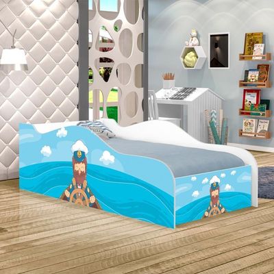 Cama Like Marinheiro Solteiro Com Colchão