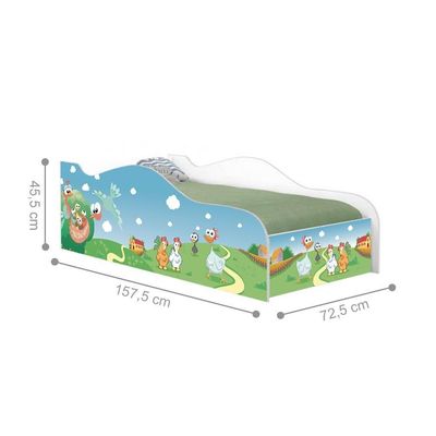 Cama Infantil Like Fazendinha Encantada Solteiro