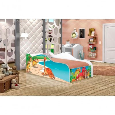 Cama Like Mundo Dos Dinos Solteiro