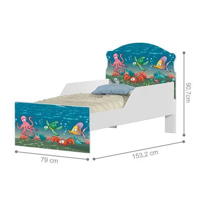 Cama Infantil Peixes Nadando