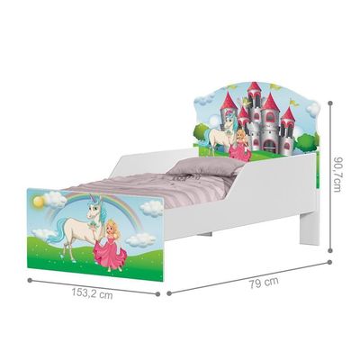 Cama Infantil Reino Da Princesa Com Colchão