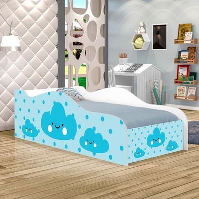 Cama Like Nuvenzinhas Menino Solteiro