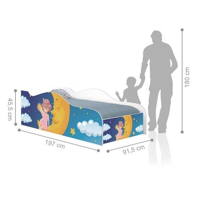 Cama Like Noite De Fada Solteiro Com Colchão