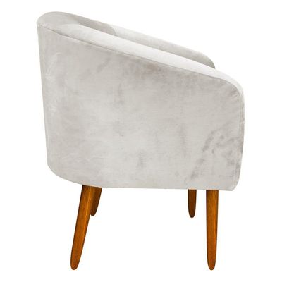 Kit 02 Poltronas Stella Veludo Bege