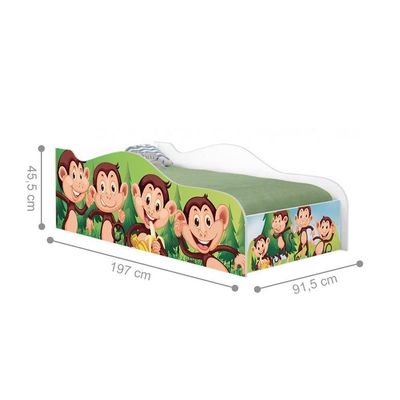 Cama Like Macaquinhos E Banana Solteiro