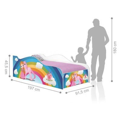 Cama Like Rainha E Unicórnio Solteiro Com Colchão