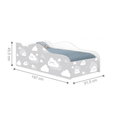 Cama Like Nuvenzinha Unisex Solteiro