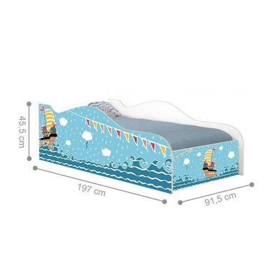 Cama Fun Ursinhos Pirata Solteiro
