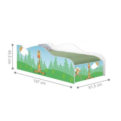 Cama Fun Girafa E Coruja Solteiro