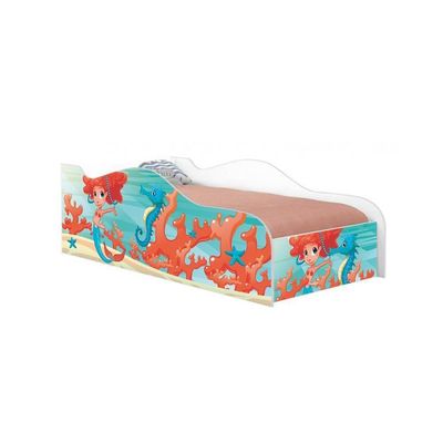 Cama Fun Sereia Menina Solteiro Com Colchão