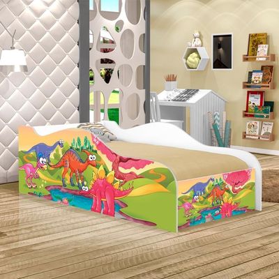 Cama Fun Planeta Dinossauro Solteiro