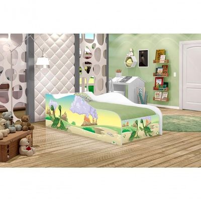Cama Fun Dinossauro Irmãos Solteiro