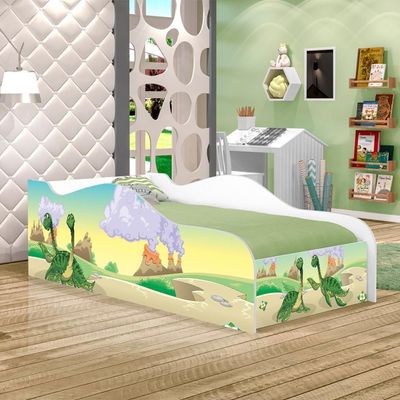 Cama Fun Dinossauro Irmãos Solteiro