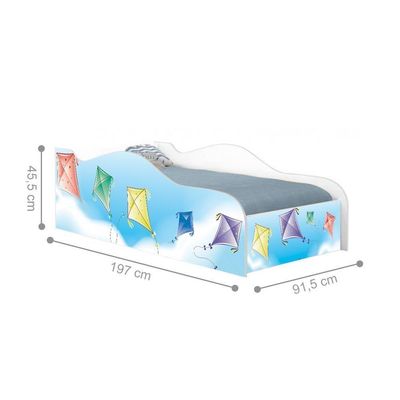 Cama Fun Pipa Solteiro Com Colchão