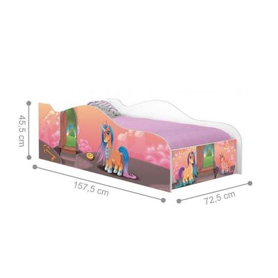 Cama Infantil Like Mundo Dos Unicórnios Solteiro