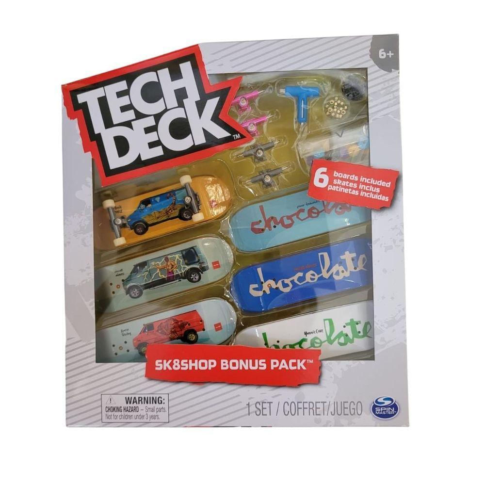 Skate De Dedo Tech Deck Chocolate Com 6 Skates - Sunny