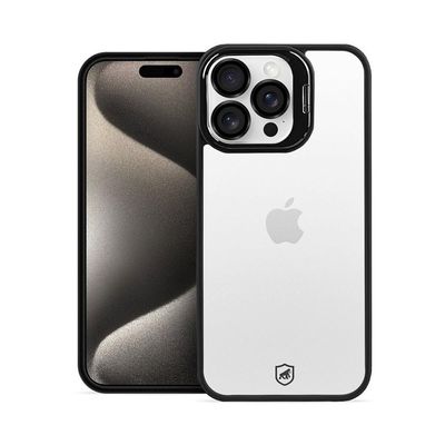 Kit Capa Gravity Preta E Pelicula Defender Pro Privacidade Para Iphone 15 Pro Max - Gshield