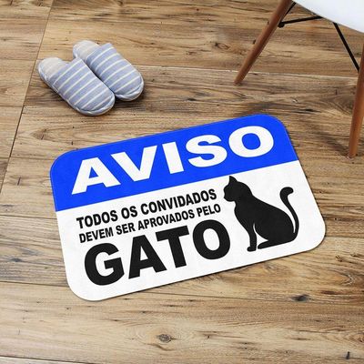 Tapete Decorativo Aprovados Pelo Gato