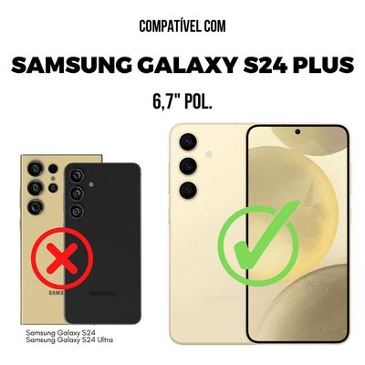 Capa Magsafe Para Samsung Galaxy S24 Plus - Transparente - Gshield